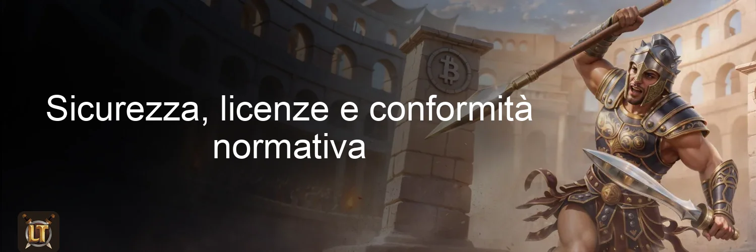 Sicurezza, licenze e conformità normativa Sicurezza, licenze e conformità normativa